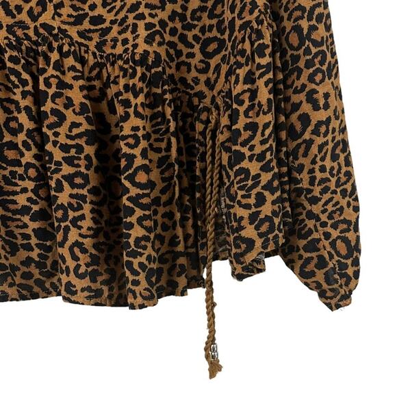 TIME AND TRU Top Womens Size XXL 20  Animal Print Leopard Cheetah - Picture 3 of 5